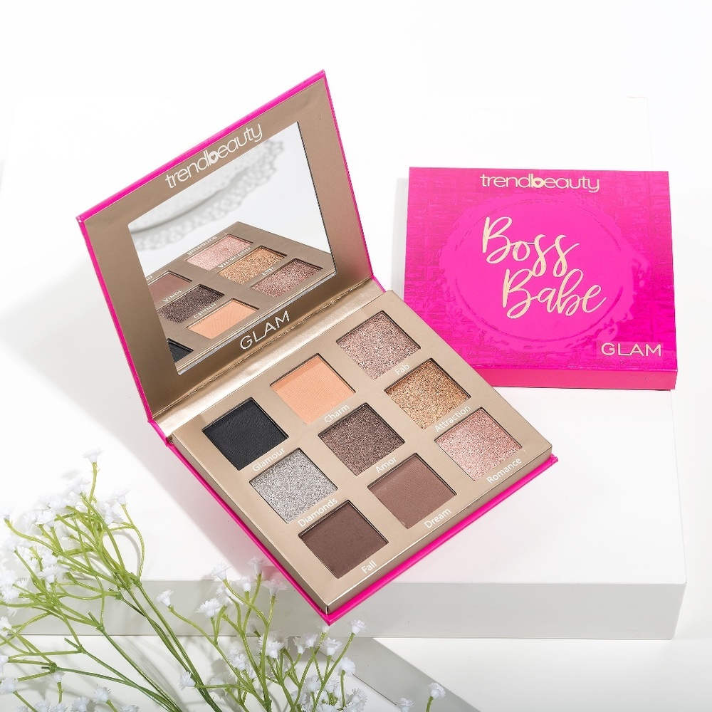 Eyeshadow Palette‎ Women Trend Beauty Boss Babe GLAM New 9 Shade Shimmer Matte